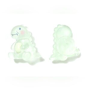 2 Dinosaur Resin Glossy Croc Charms Shoe Charm Jibbit Disney Croc Charms